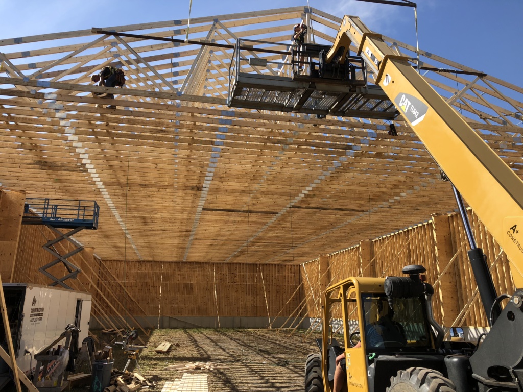 80' Trusses Built at Millard Lumber's Waverly Location! More Than