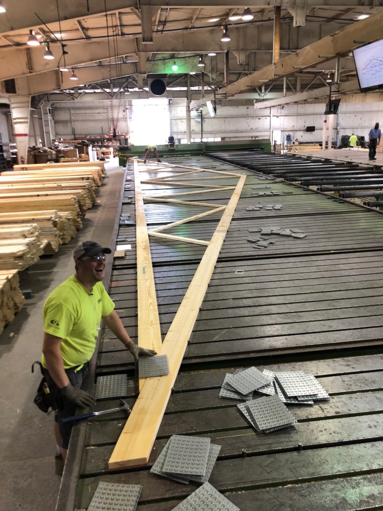 80' Trusses Built at Millard Lumber's Waverly Location! More Than